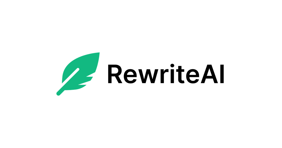 RewriteAI screenshot: Rewrite AI text to human โ free AI humanizer